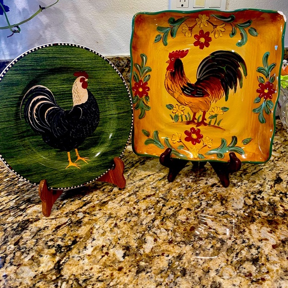 Other - ROOSTER PLATES 2